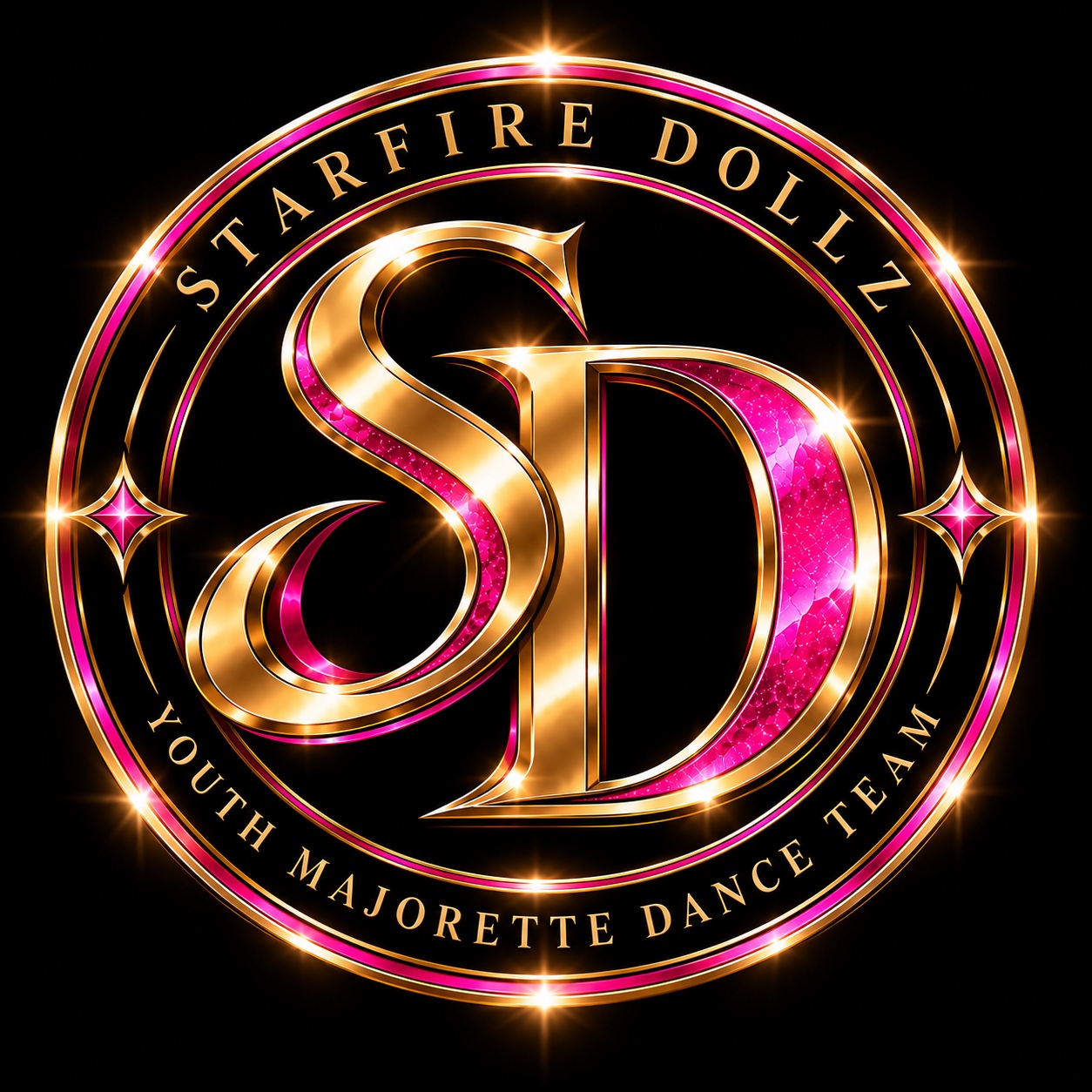 Starfire Dollz youth majorette dance team seal